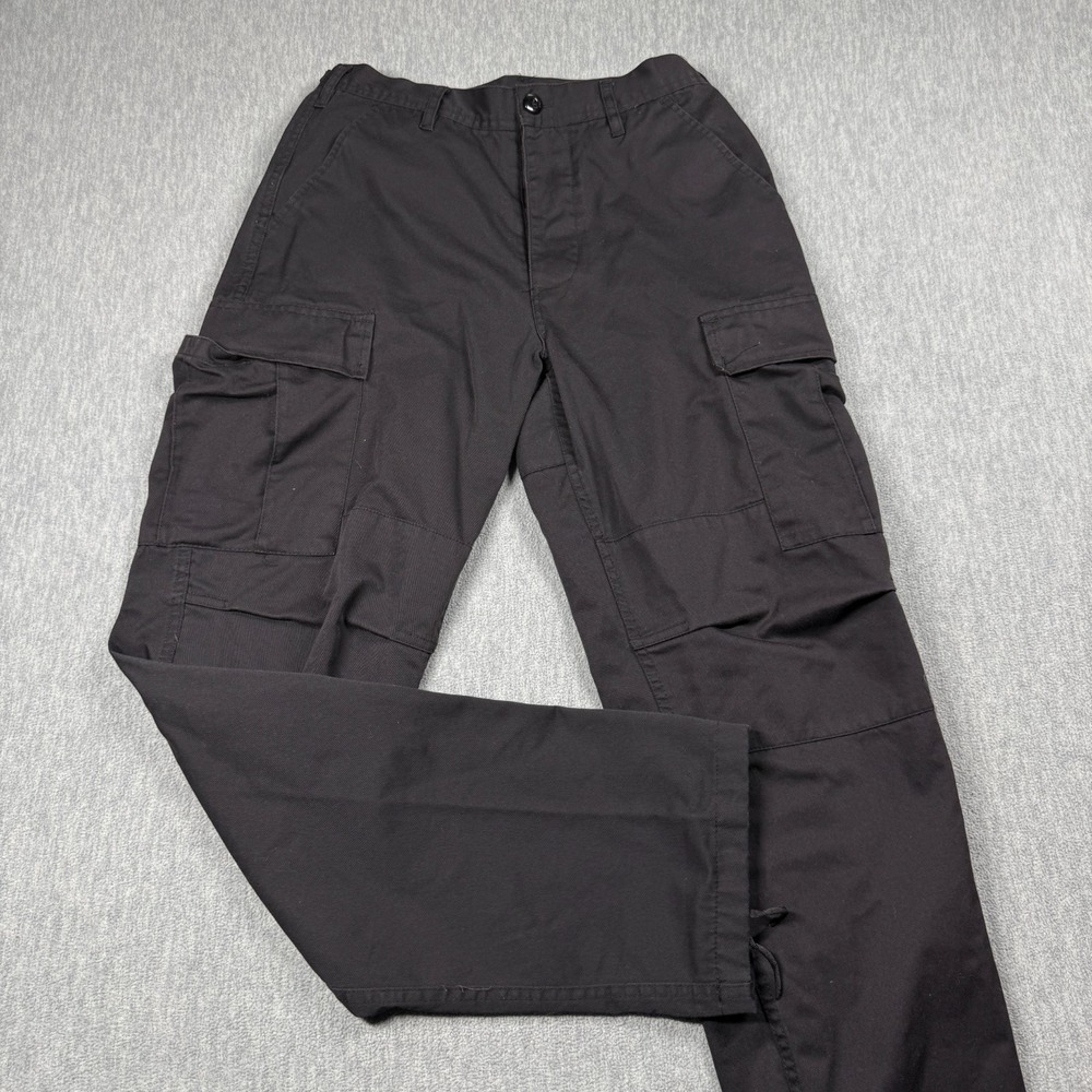 Advantex Cargo Pants Men Small Regular Black Tactical BDU Combat Military Utilit